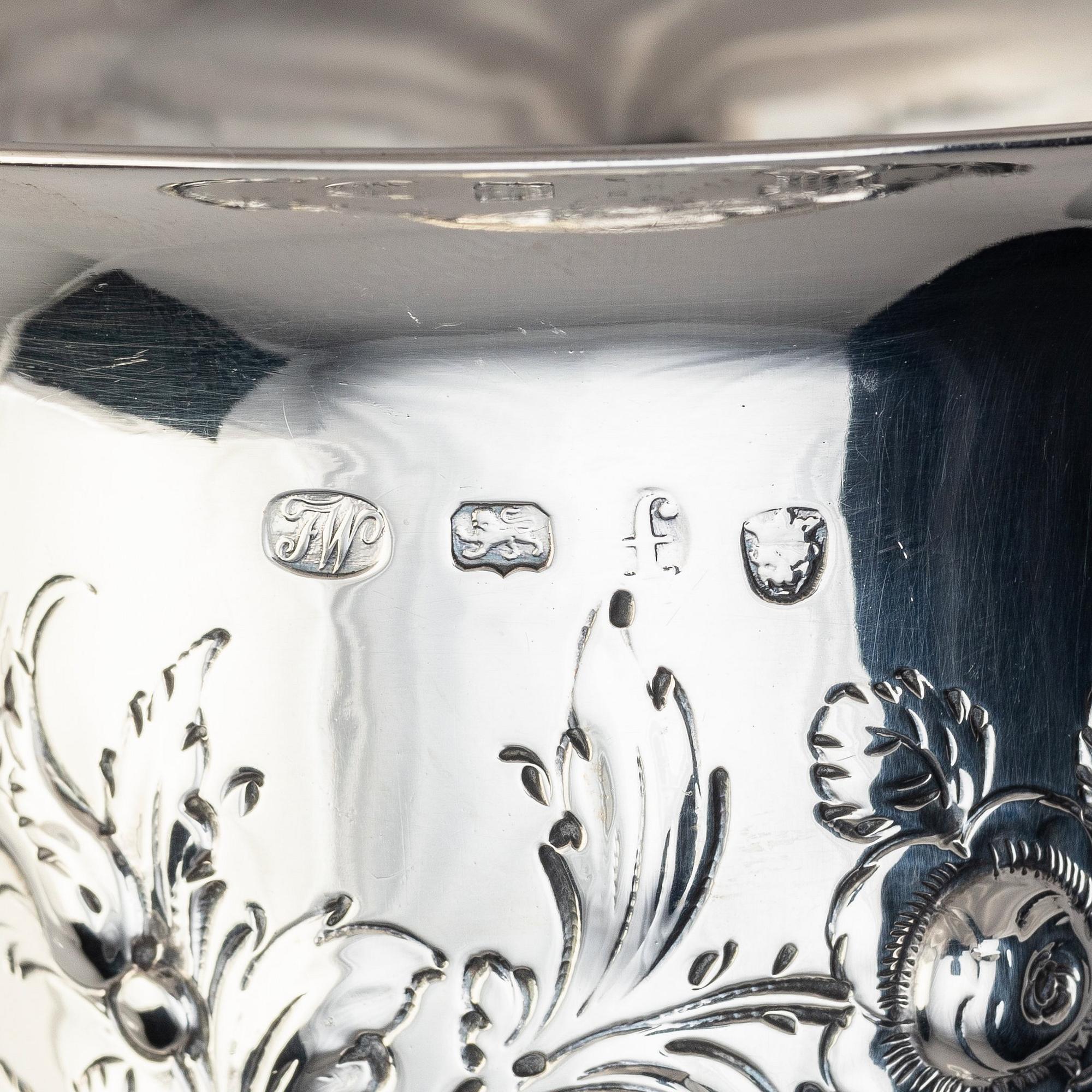 A British silver beaker, mark of Thomas Whipham, London 1781.