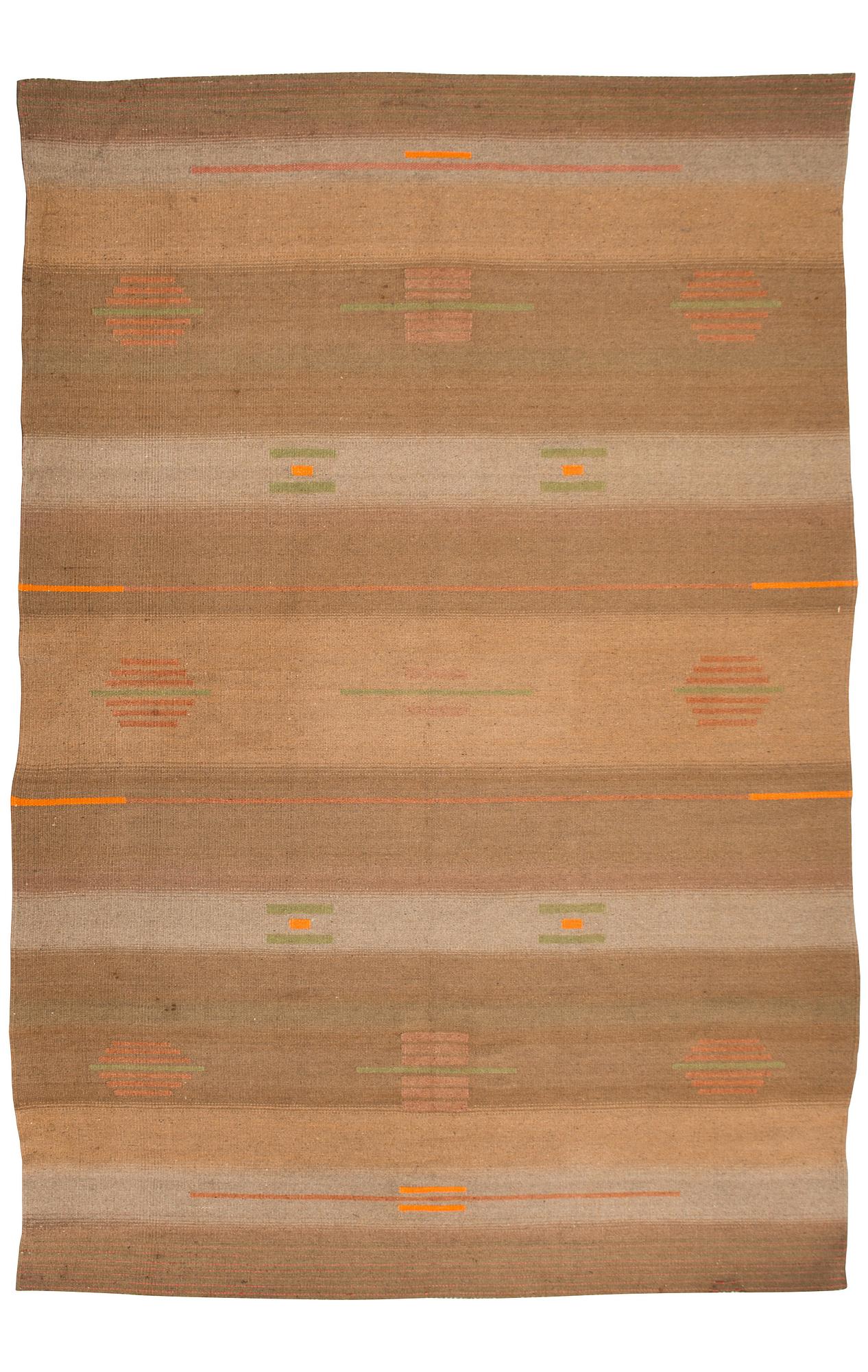 Hårgarnsmatta, 1930-tal. Ca 330 x 220 cm.
