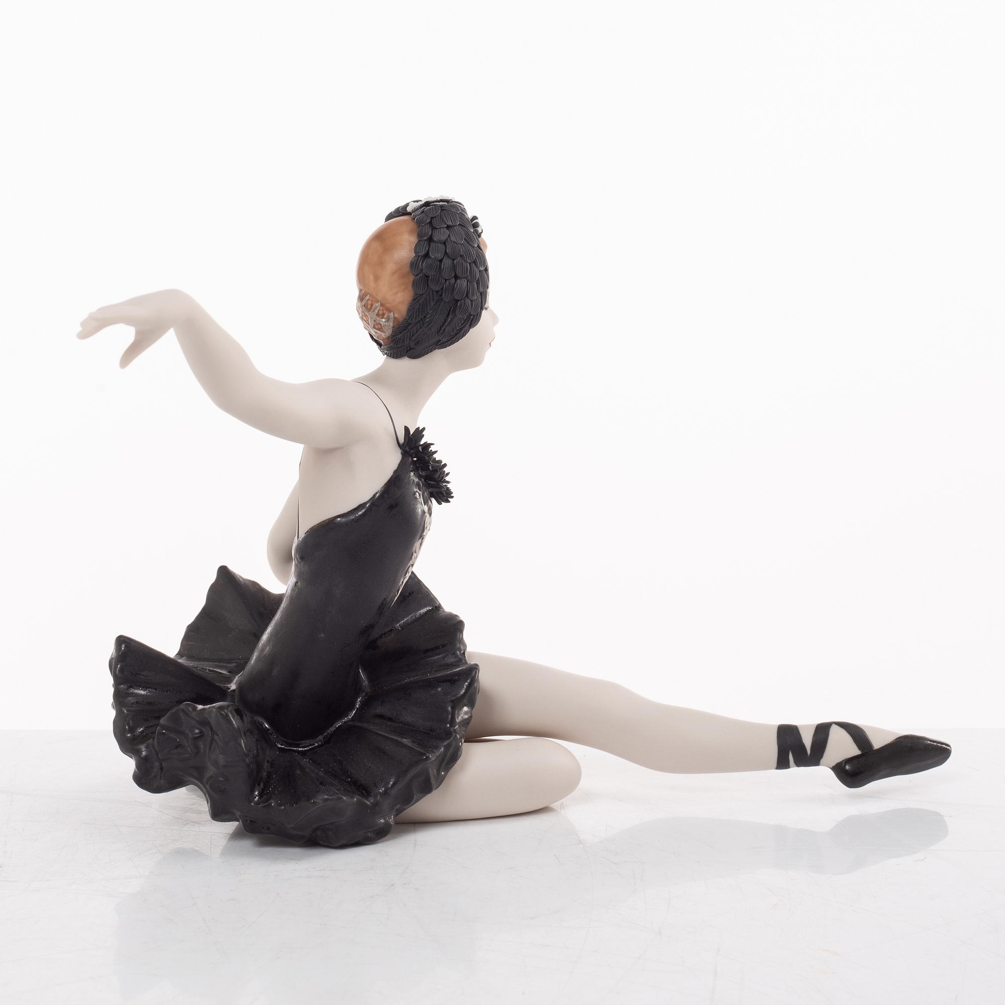 Lladró, figurines, 2 pcs, José Puché, "Dreams of Ballerina" and José Luís Alvarez, "Mysterious Ballerina", Spain.