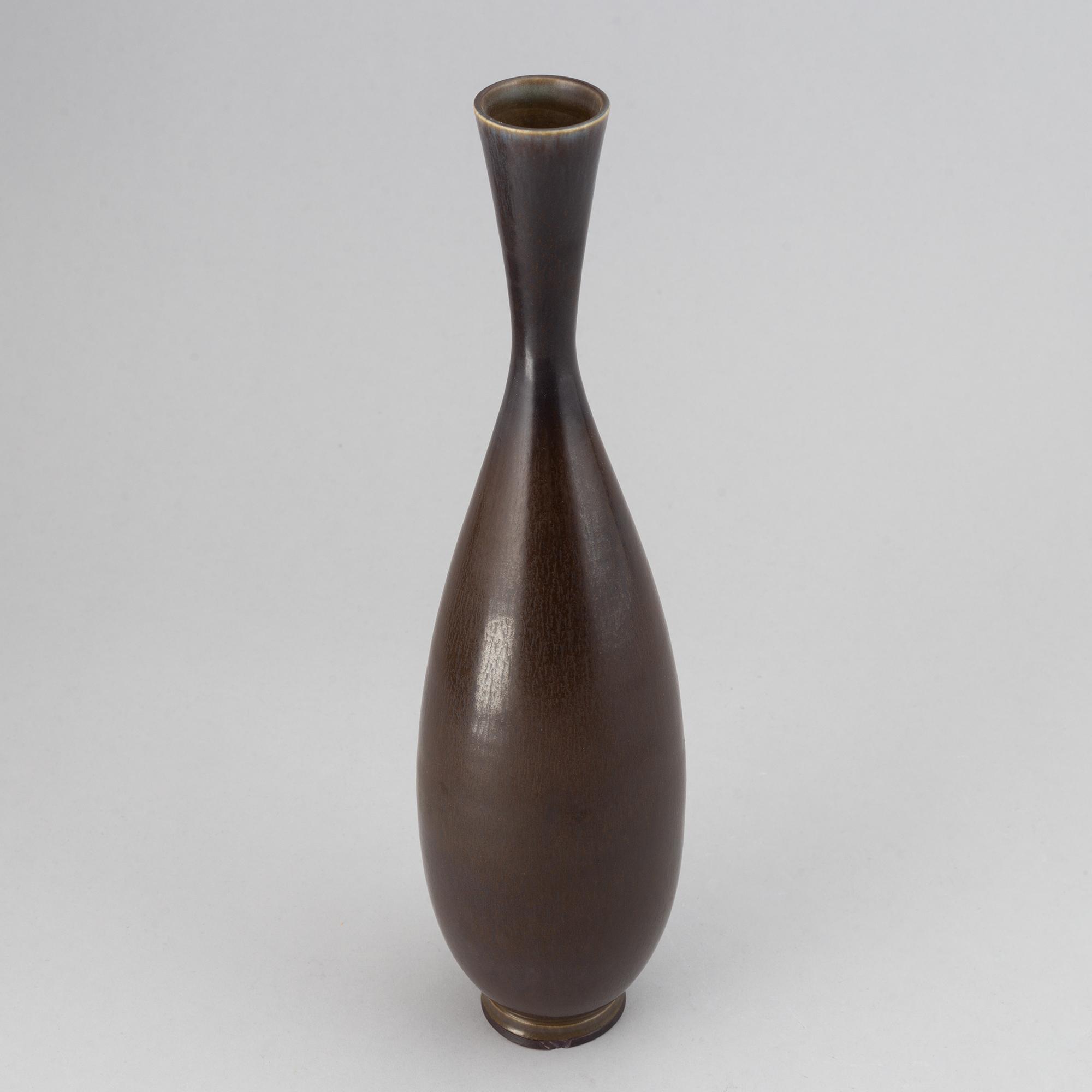 Berndt Friberg, a stoneware vase, Gustavsberg studio, Sweden.
