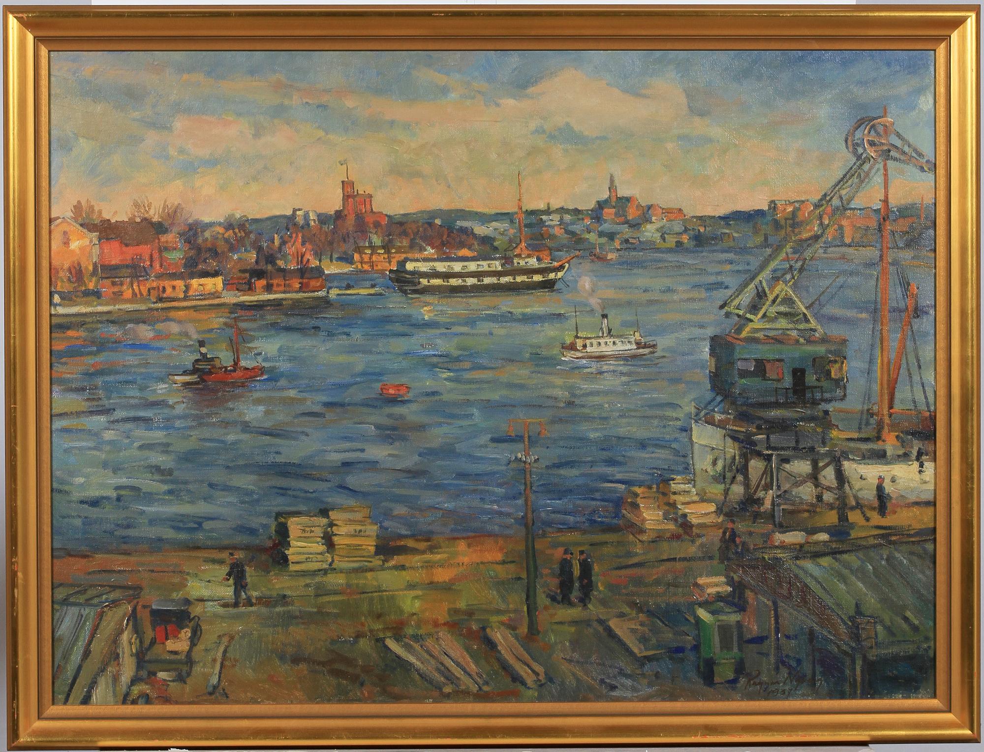 RAGNAR NYBERG, olja på duk, sign och dat 1937.