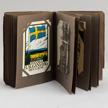 MIA GREEN, photographs from WWI Haparanda in two albums stamped and dated 1915.
