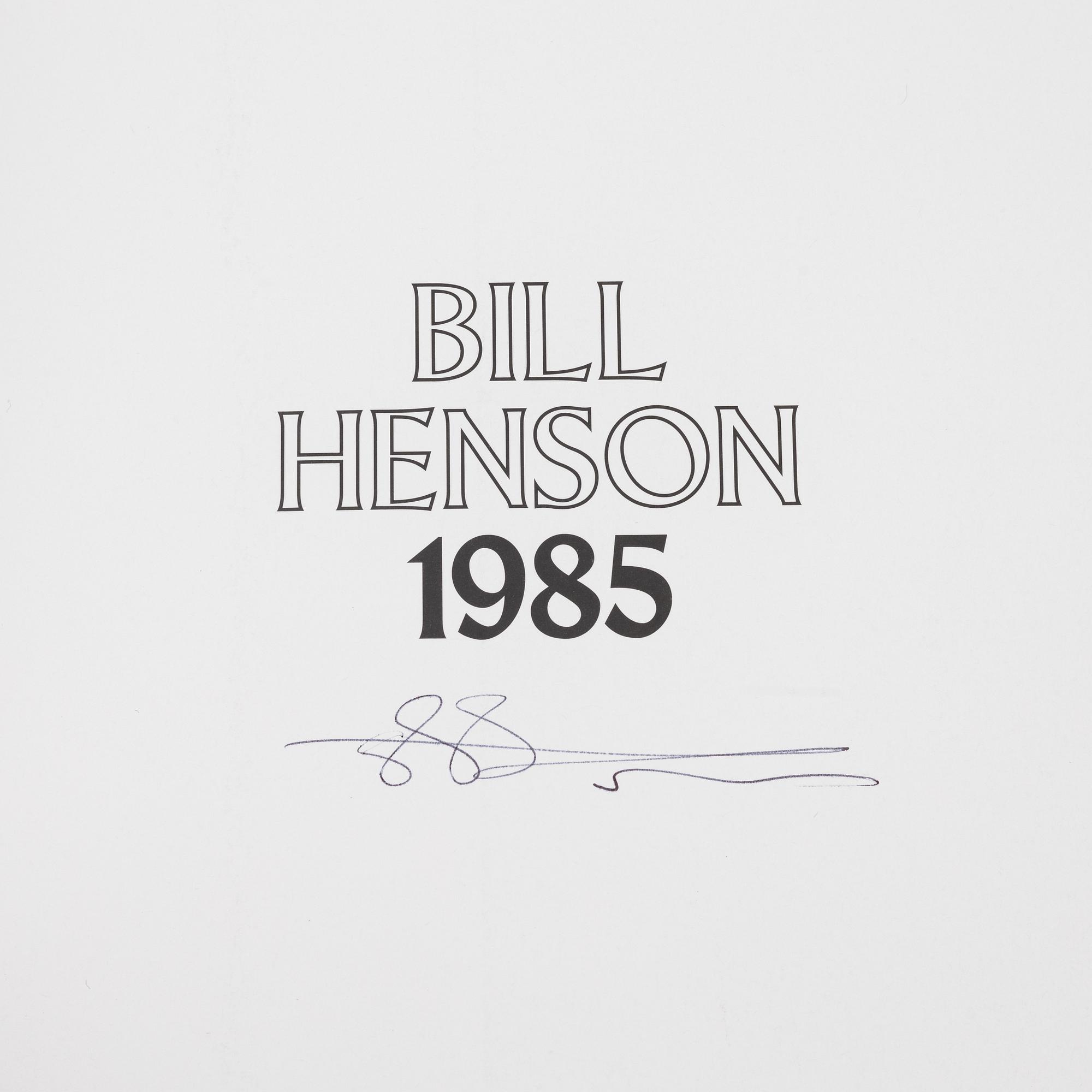 Bill Henson, photo book, "Bill Henson 1985", signed, Stanley/Barker 2014.