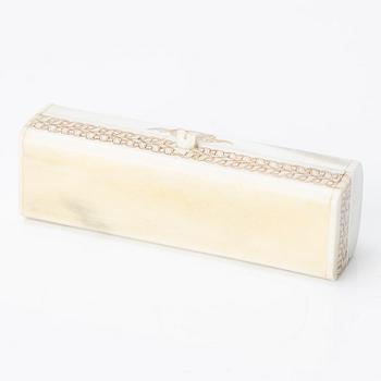 Bertil Fällman jewellery knife in box, signed, 1990s.