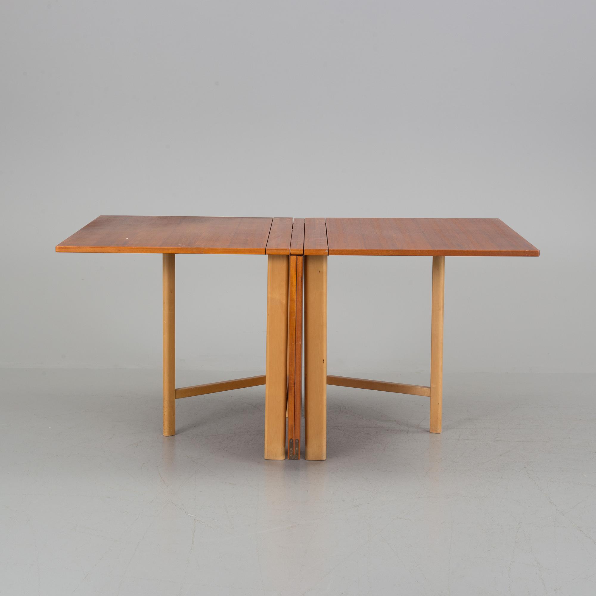 BRUNO MATHSSON, klaffbord, "Maria flap", Mathsson International, Värnamo, 1965.