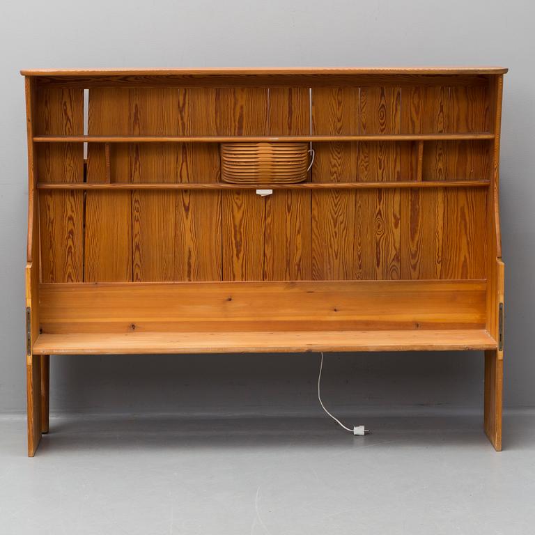 CARL MALMSTEN, a pinewood double bed.