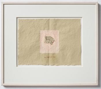 Jan Håfström, mixed media, signed and dated 1990.