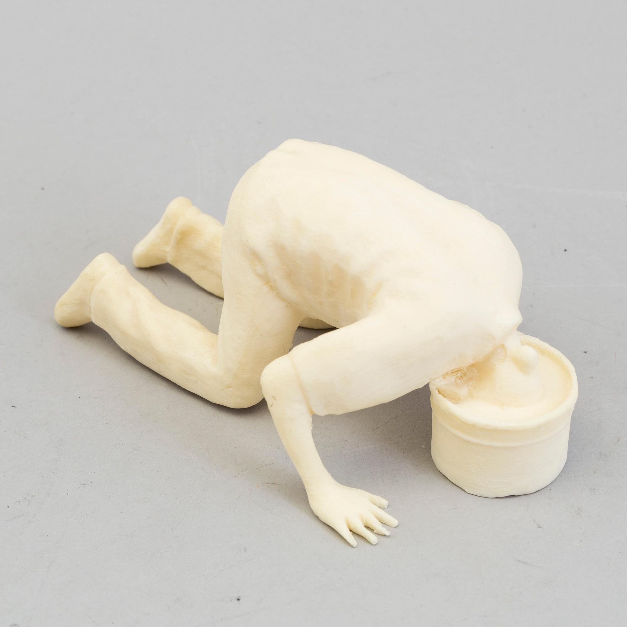 FREDRIK WRETMAN, skulptur, plast, monogramsignerad, daterad -10 och numrerad 37/80.