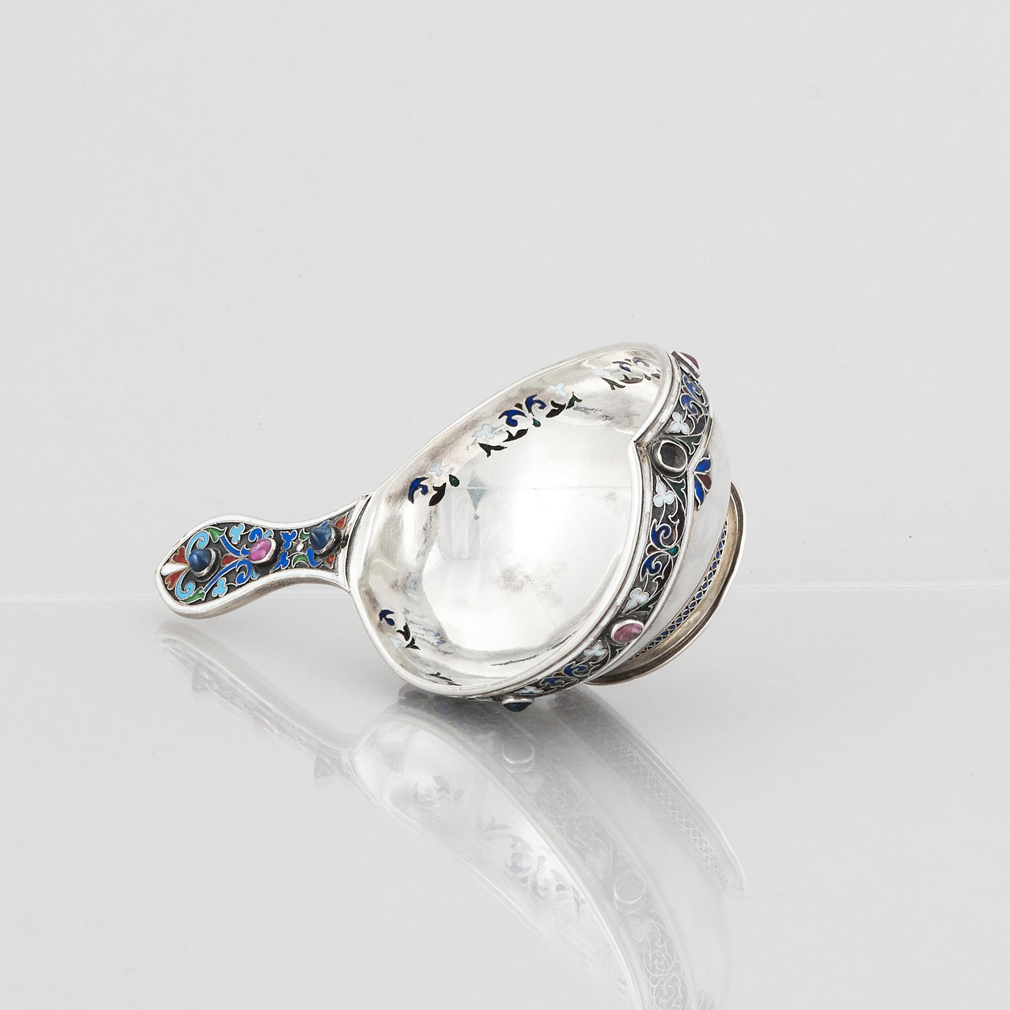 Kåsa, silver, St Petersburg 1893, möjligen Nikolaj Alexejev.