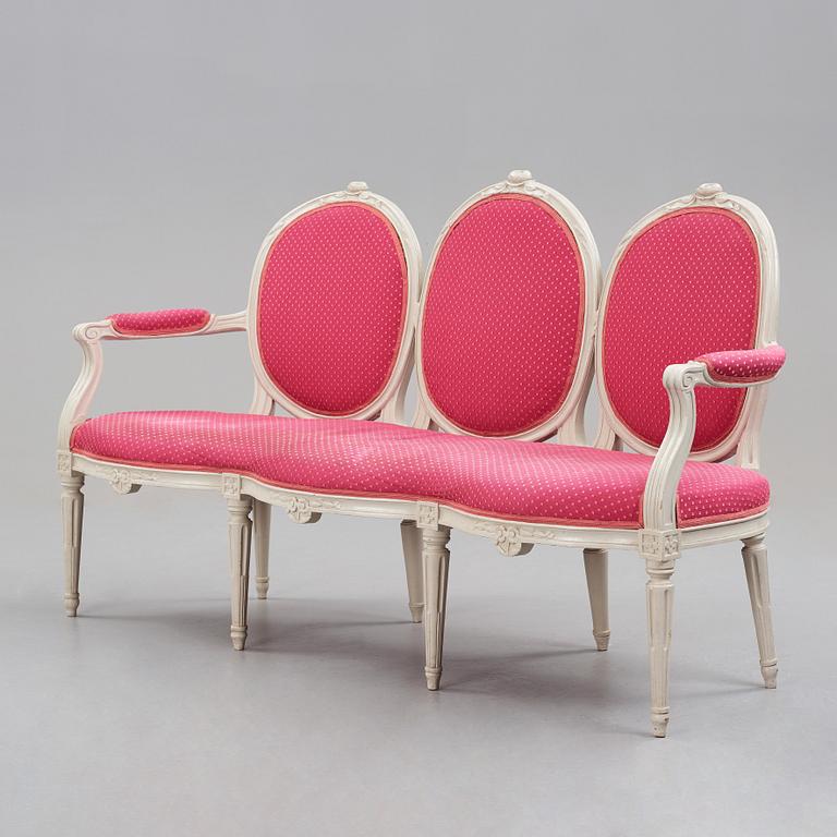 SOFFA, gustavianskt stockholmsarbete, 1700-talets slut.