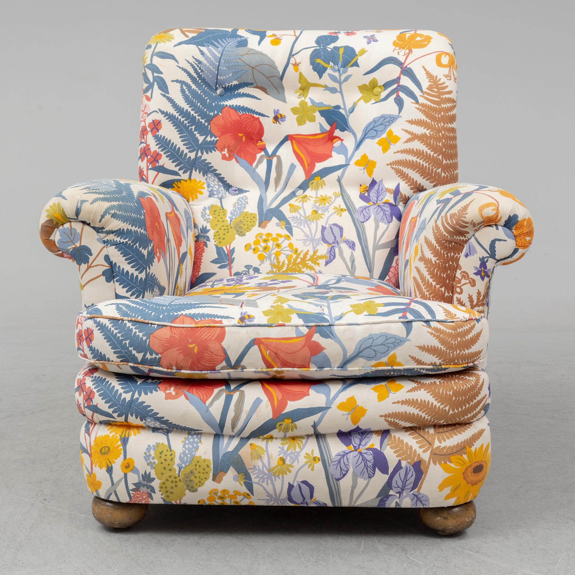 JOSEF FRANK, fåtölj, modell 336, Firma Svenskt Tenn.