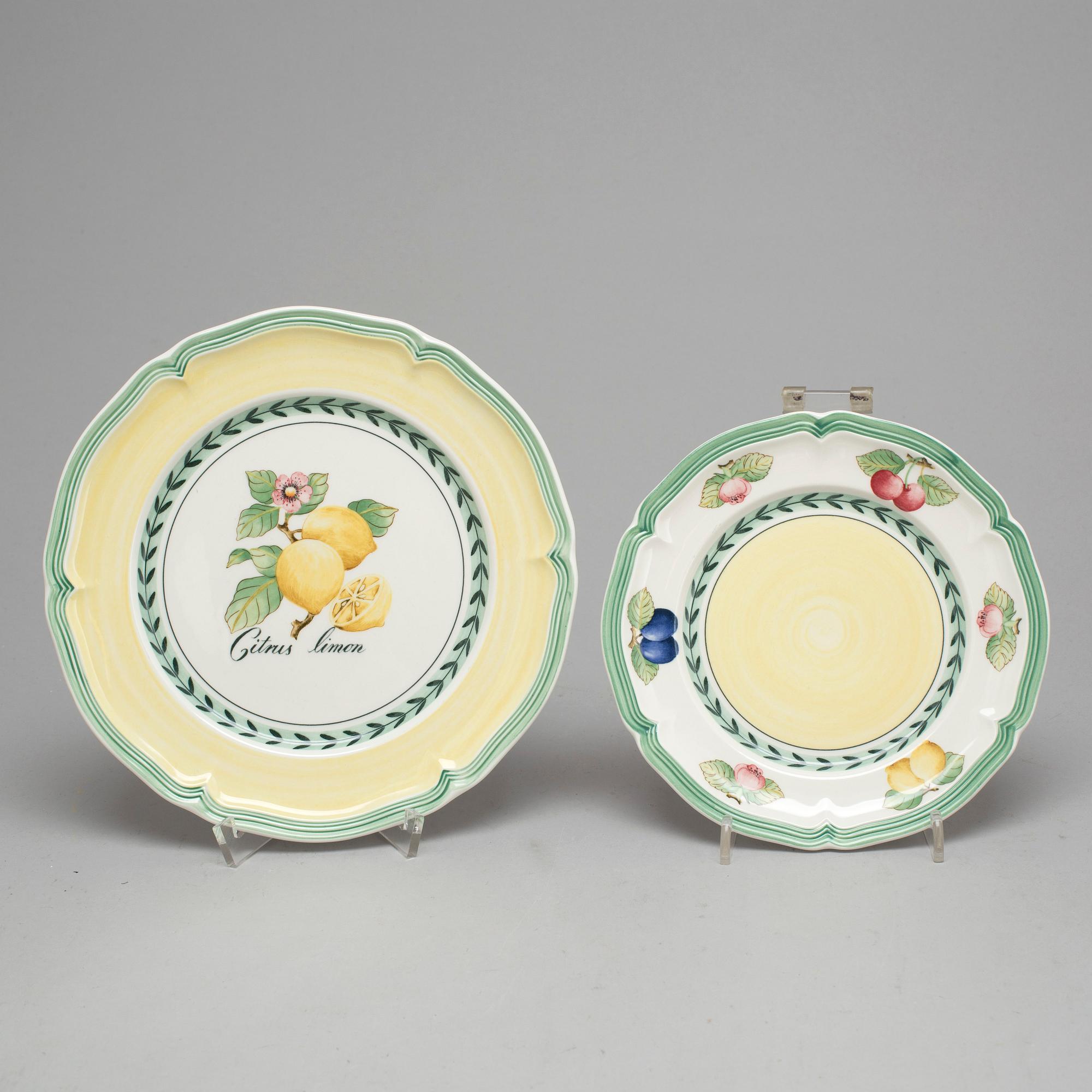 MATSERVIS, 56 delar, porslin, "French Garden", Villeroy & Boch.