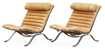 451. A pair of Arne Norell 'Ari' easy chairs, Norell, Sweden.