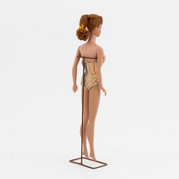 A 1960's 'Titian swirl ponytail' barbie with clothes and accessories, Mattel 1960's.
