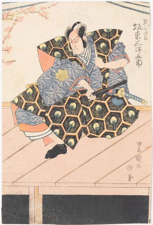 Utagawa Toyokuni I, Kabuki actor.