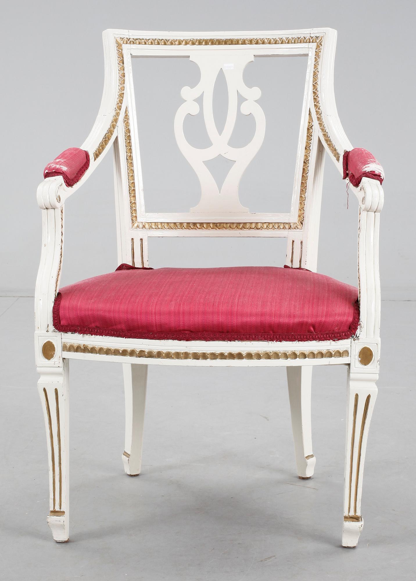 STOL, gustaviansk stil, 1800-tal.