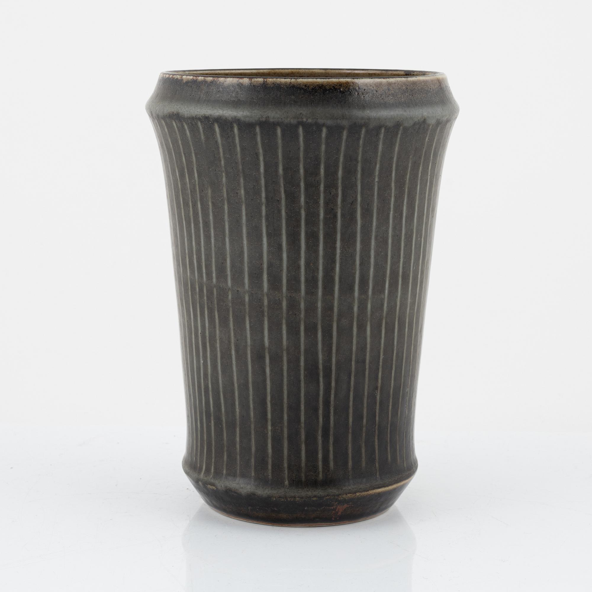 Carl-Harry Stålhane, a stoneware vase, Rörstrand Ateljé.