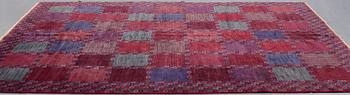 Barbro Nilsson, A CARPET, "Rödingen", knotted pile, ca 316,5 x 255 cm, signed AB MMF BN.