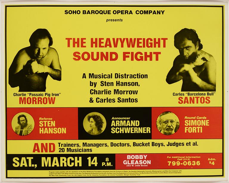 Sten Hanson, "The Heavyweight Sound Fight".