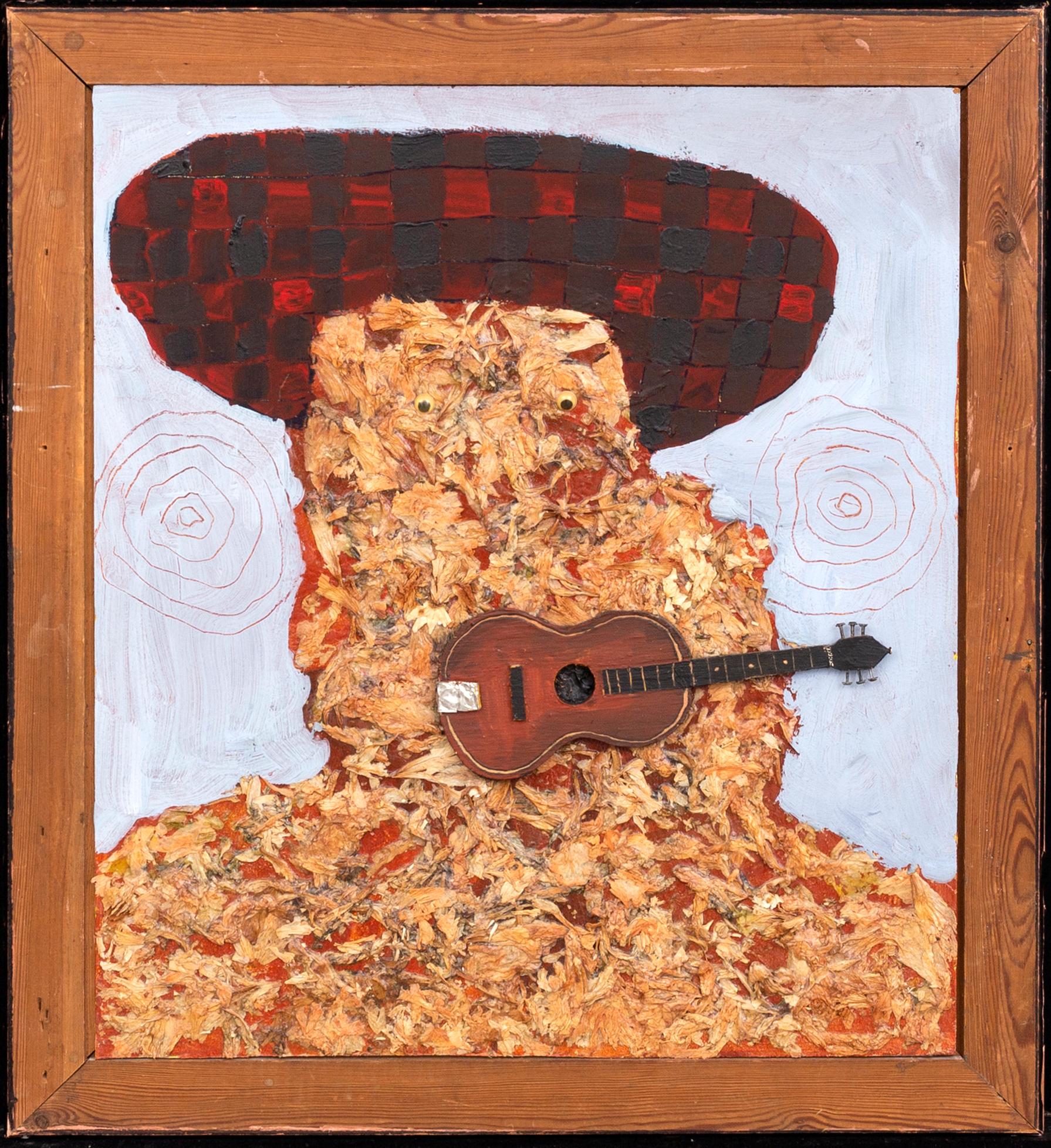 Jockum Nordström, blandteknik på pannå, signerad och daterad a tergo.