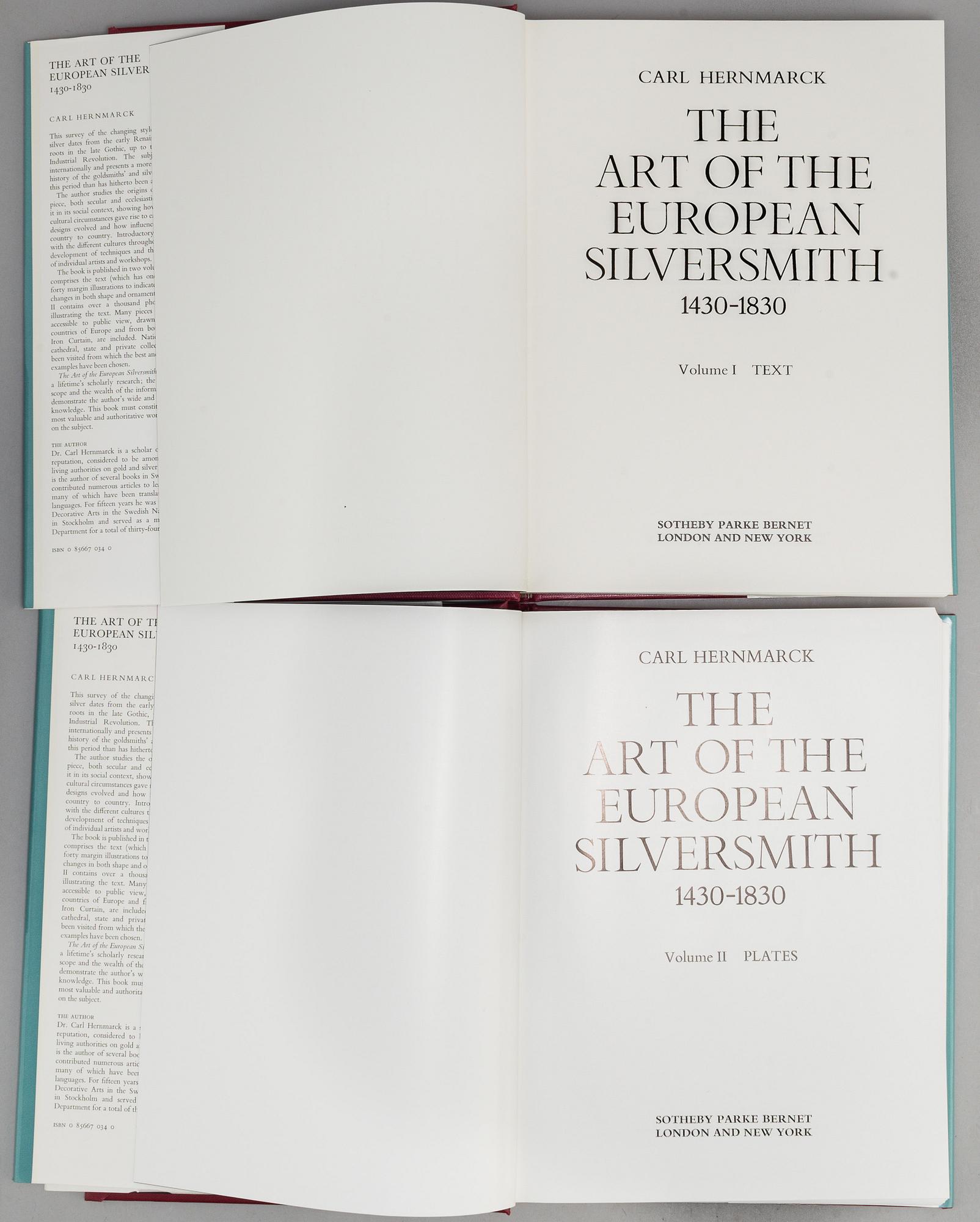 BÖCKER, 2 vol. Silverlitteratur.