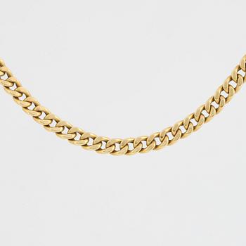 18K gold necklace, Balestra, Italy.