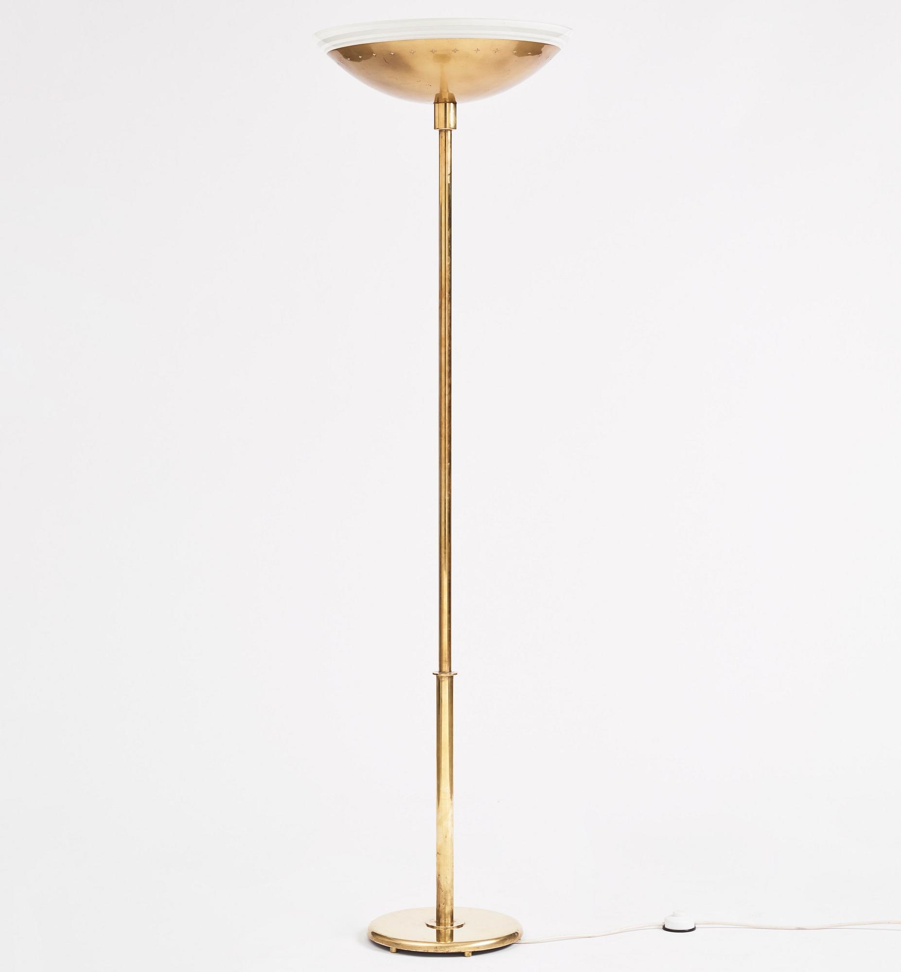 Harald Notini, a floor lamp model "15250", Arvid Böhlmarks Lampfabrik, Stockholm 1940s.