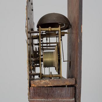 A WALNUT LONGCASE CLOCK, Benjamin Stretch, Bristol, 18th century.