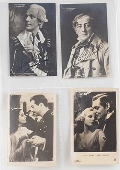 PARTI KÄNDISFOTOGRAFIER, 10 st, varav 3 st signerade.