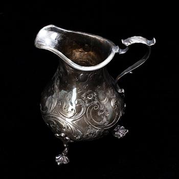 MJÖLKKANNA, silver, England, London 1851, vikt 193 g.