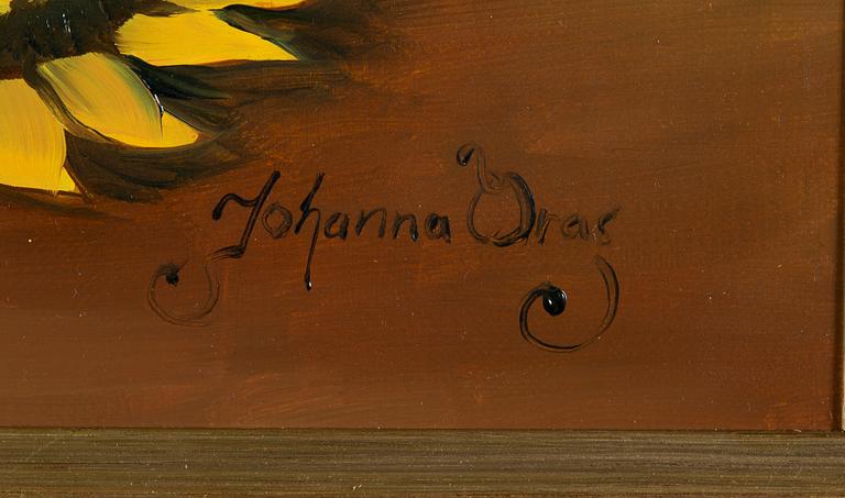 Johanna Oras, oil on canvas, signed.
