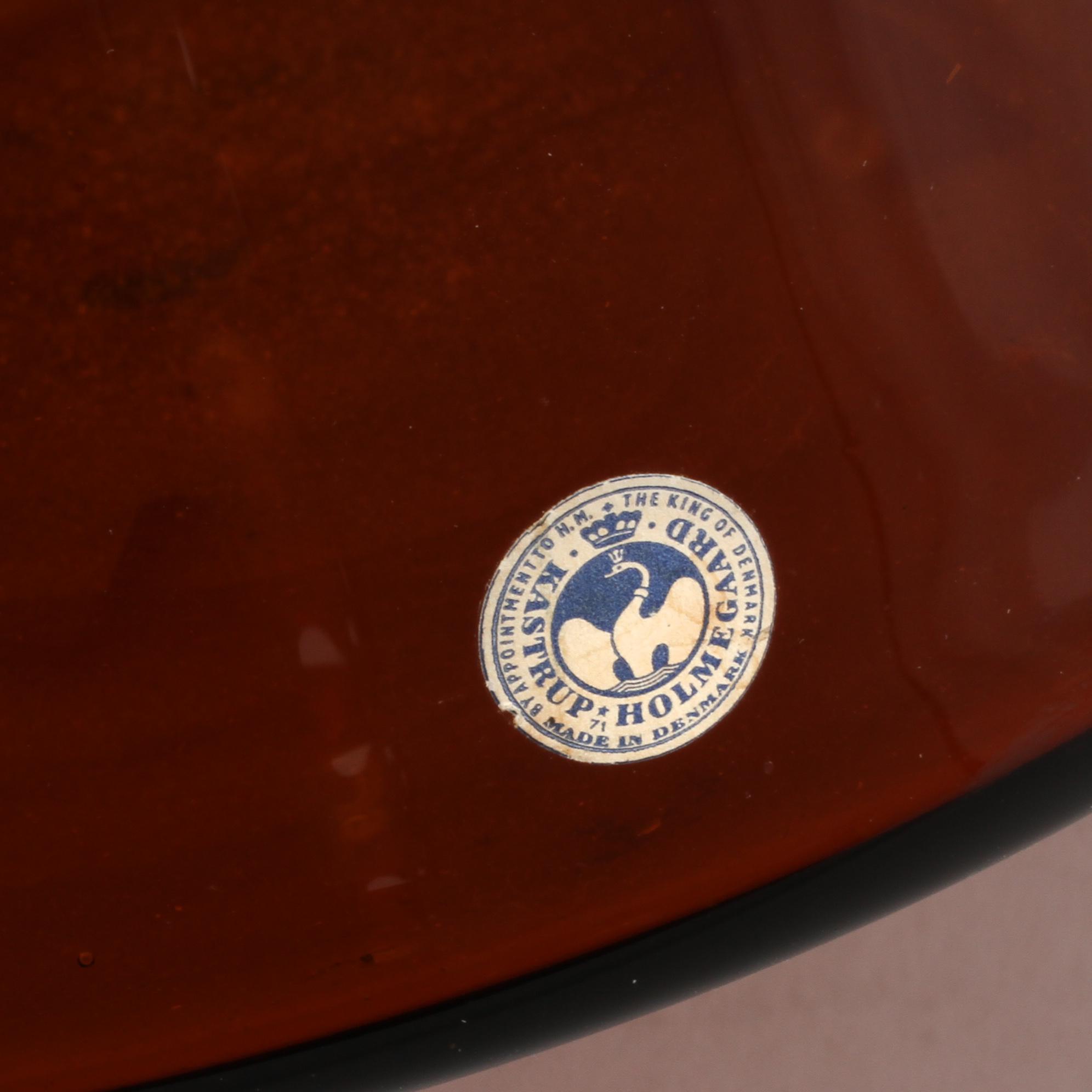 VAS, glas, Otto Brauer, Holmegaard, 1970-tal.