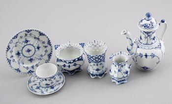 KAFFESERVIS, 28 delar, porslin, Royal Copenhagen.