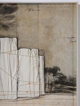 Christo Vladimirov Javacheff, "The Wall / Project for a Wrapped Roman Wall".