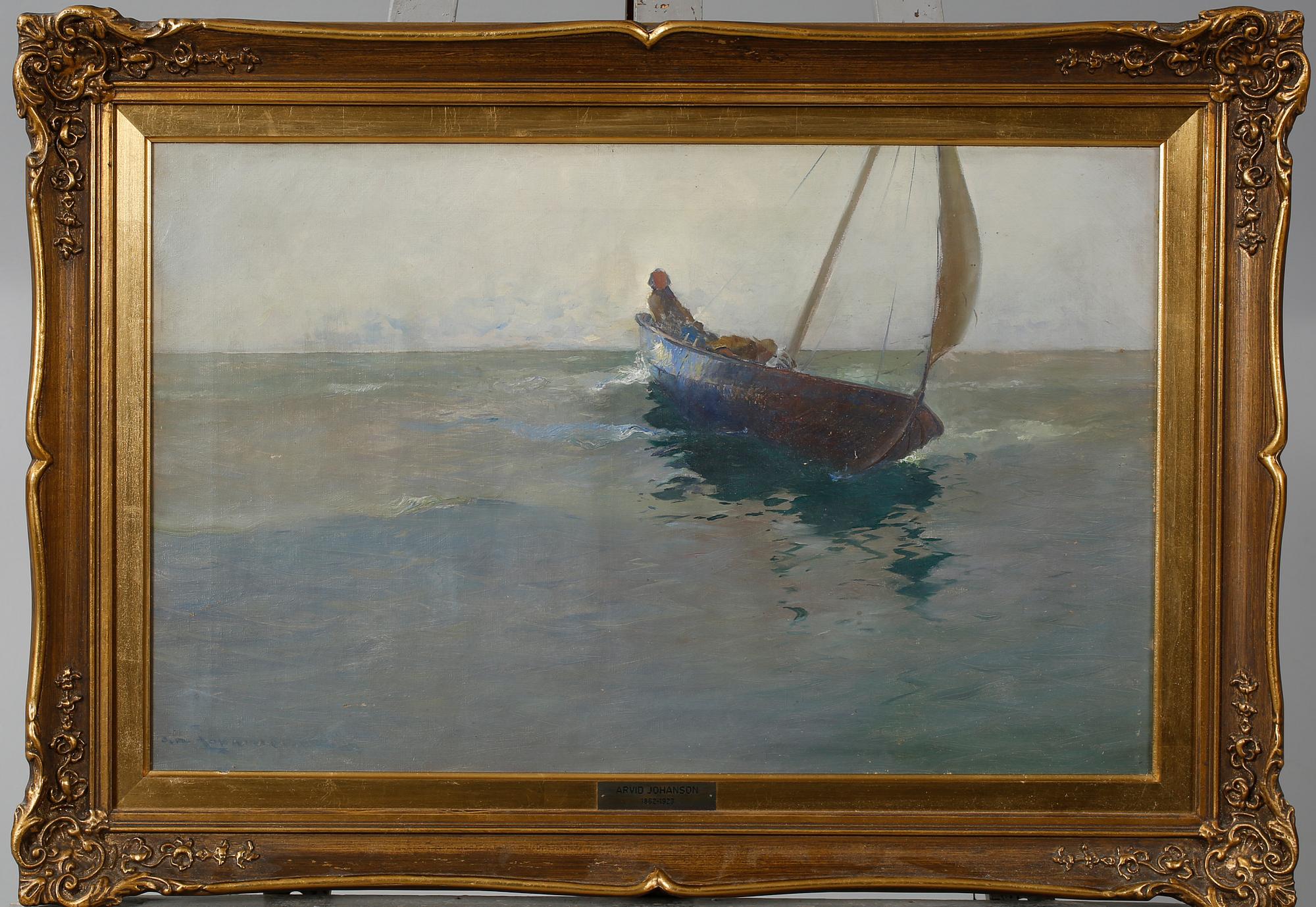 ARVID JOHANSSON, oil on canvas, signed.