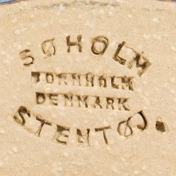 SÖHOLM STENTÖJ bordslampor ett par Danmark 1900-talets senare del.