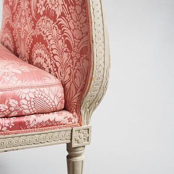 Bankettsoffa, Stockholmsarbete 1700-talets senare del, Gustaviansk.