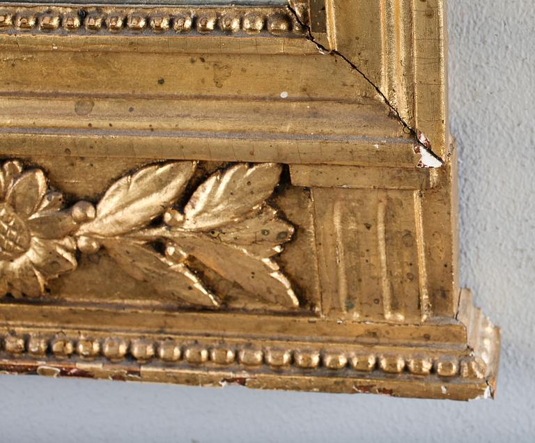 SPEGEL, sengustaviansk, omkring 1800.