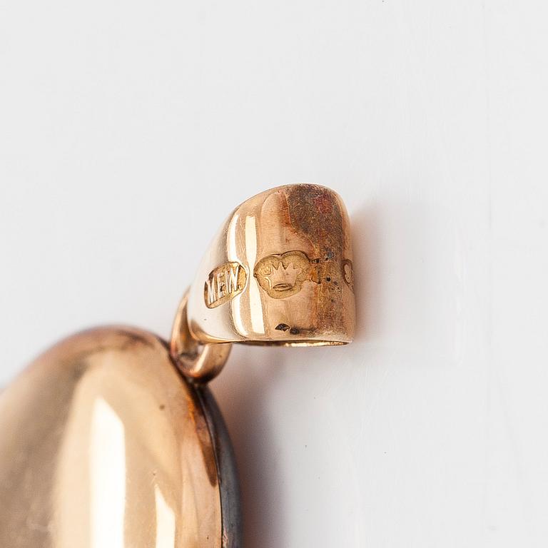 Medaljonki, 18K kultaa, Tampere 1923.