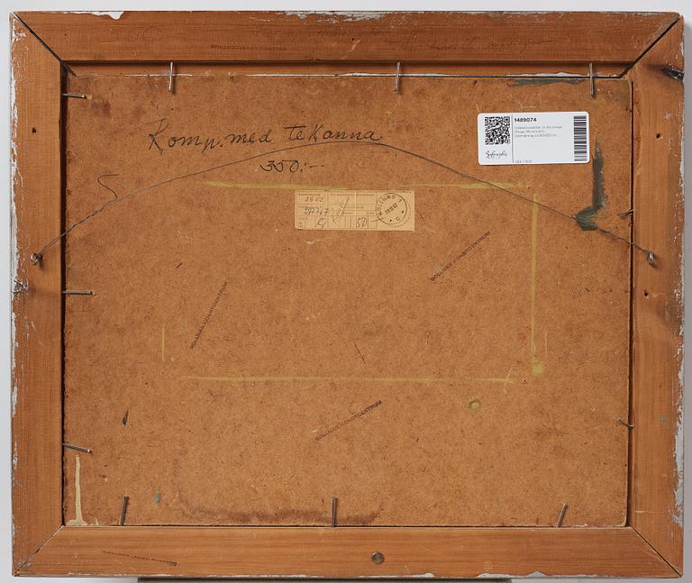 Hugo Wickman, 'Komposition med tekanna'.