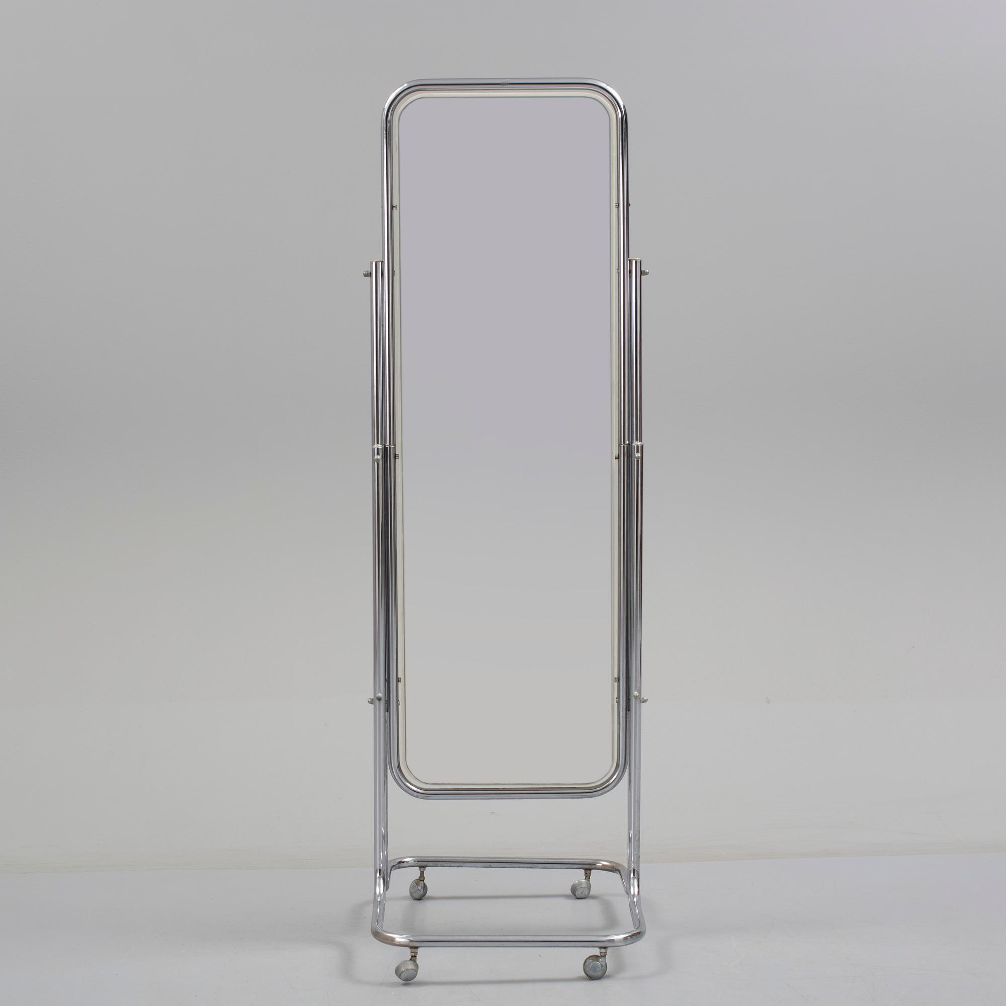 A second half of the 20th century floorstanding mirror.