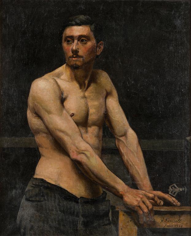Juho Forssell, Man's Portrait.