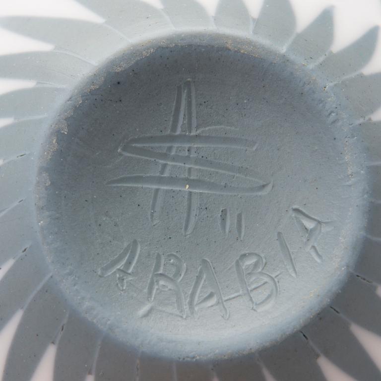 A ceramic bowl signed A.S Arabia.