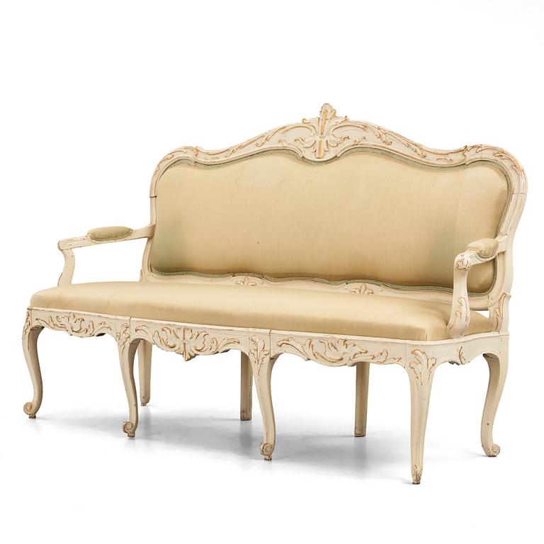 A Swedish Rococo 18th century sofa.