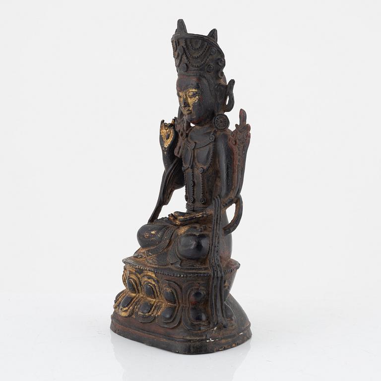 A bronze Bodhisattva, Ming dynasty.