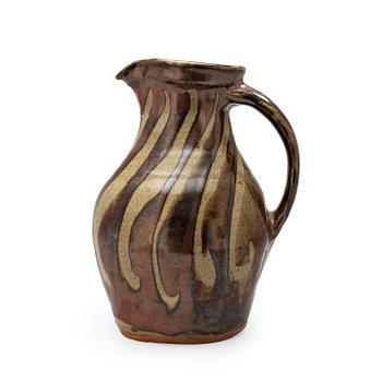 362. A stoneware jar attributed to Shoji Hamada, Japan, probably 1950's.