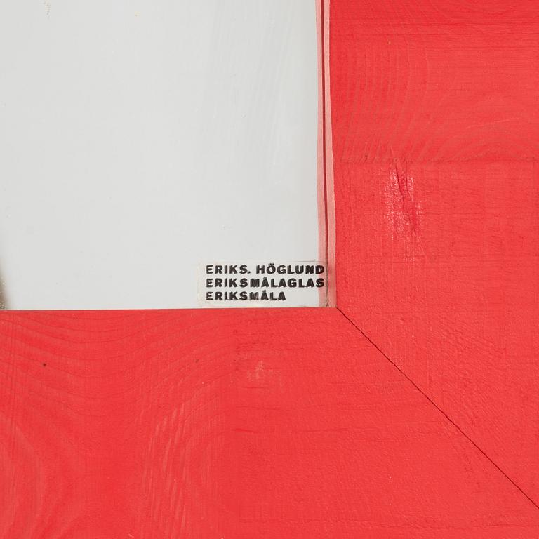 Erik Höglund, spegel och byrå/hallmöbel, Eriksmåla glas, 1960/70-tal.