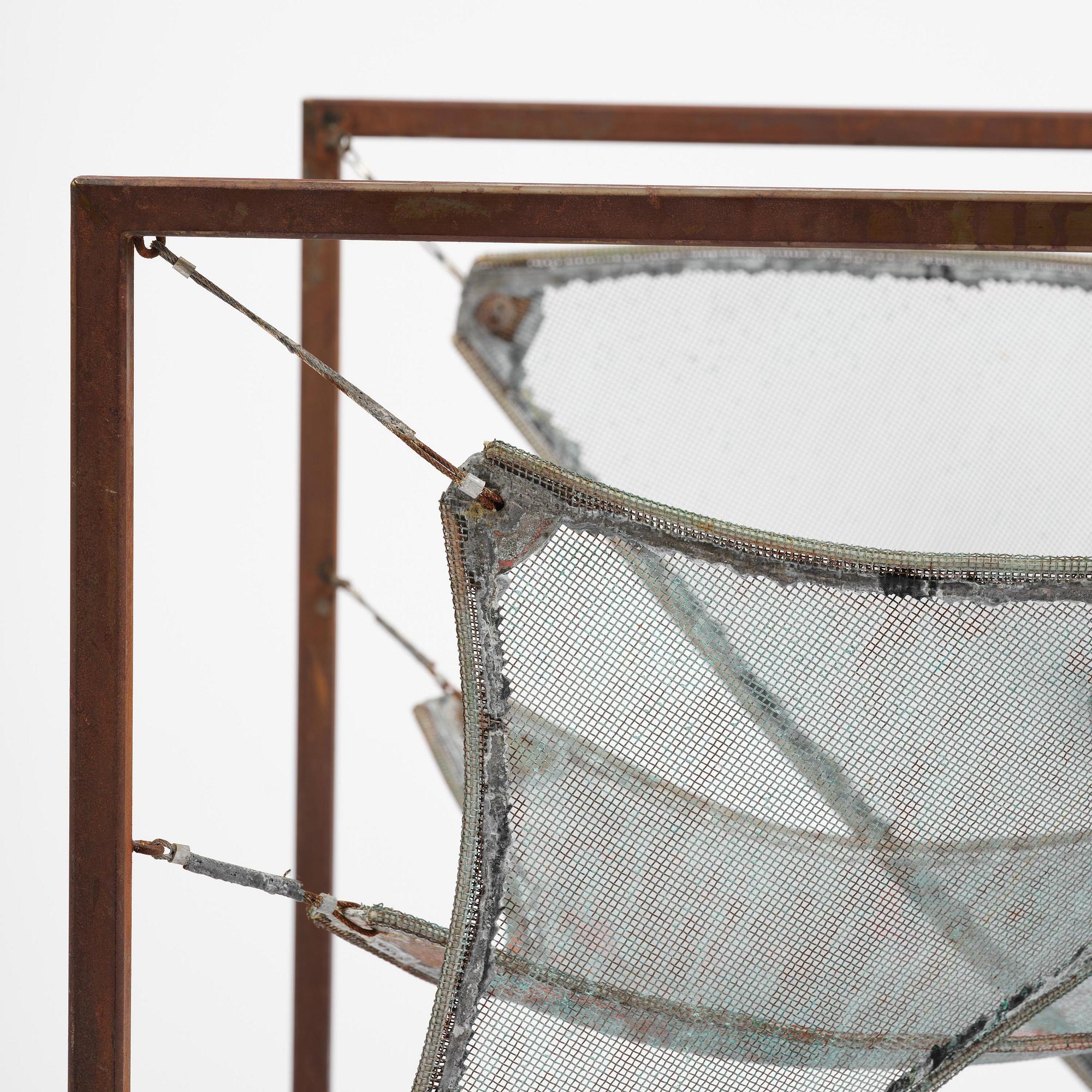 Sigurdur Gustafsson, a "Wind" easy chair/sculpture, ed. HC 4/5, Källemo, Värnamo, post 2003.