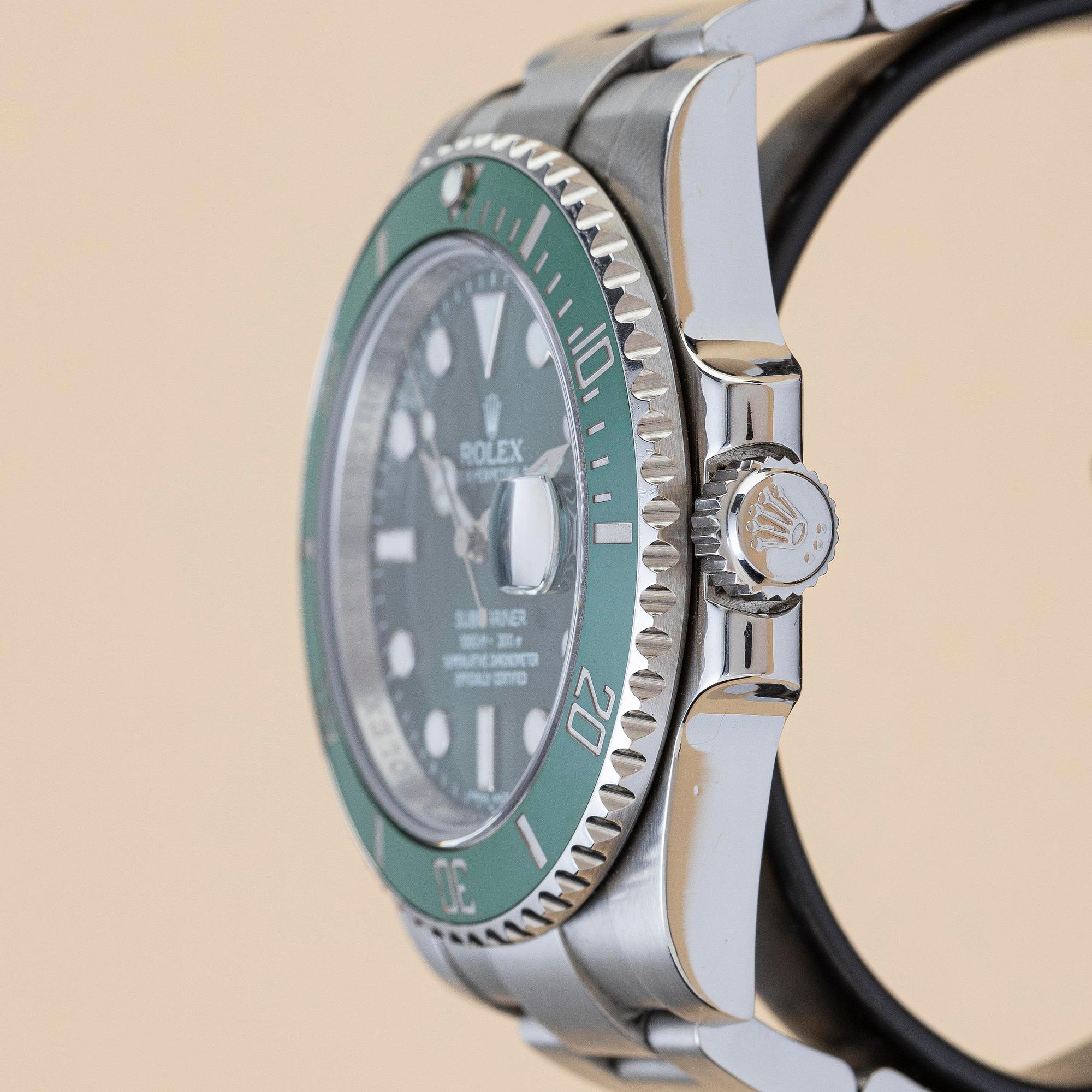 Rolex, Submariner, ”Hulk”, "First Year Edt", "Mark 1 Dial", ca 2010.