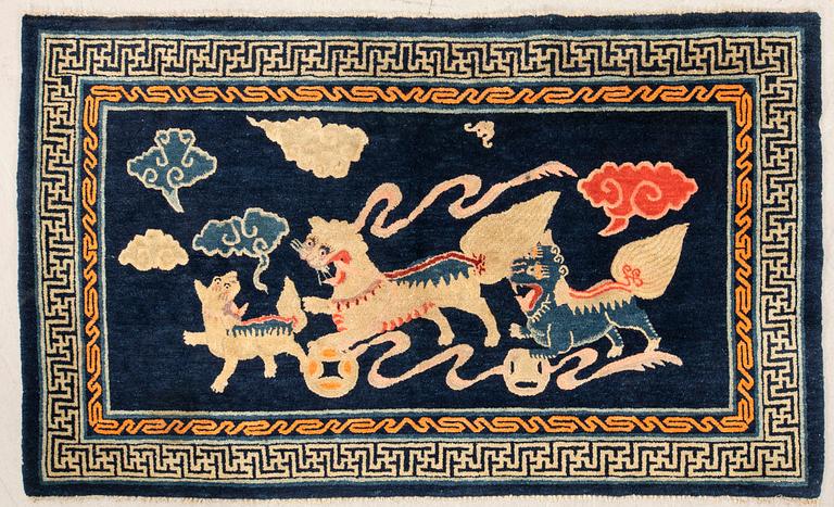 Matta Kina Baotou semiantik/antik ca 98x168 cm.